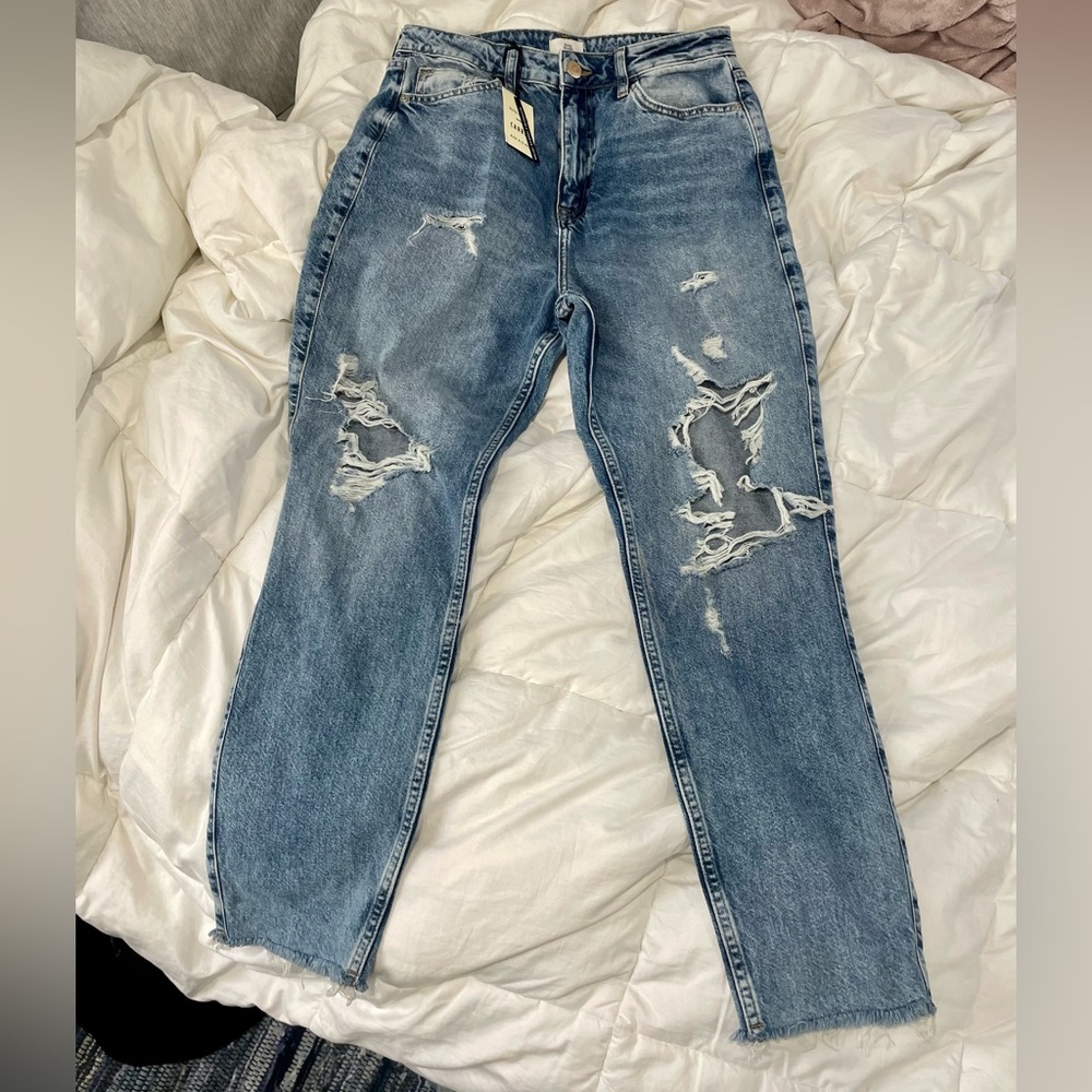 NWT River Island distressed jeans size 10R